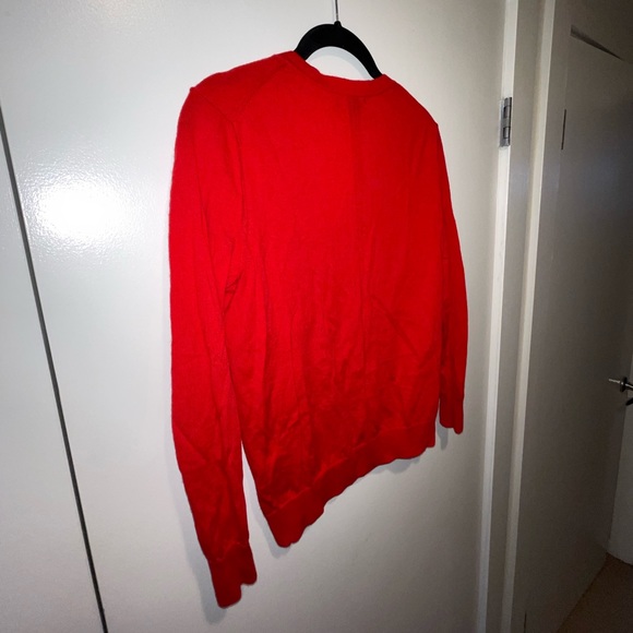 Banana Republic Wool V Neck Sweater in red - Picture 3 of 7